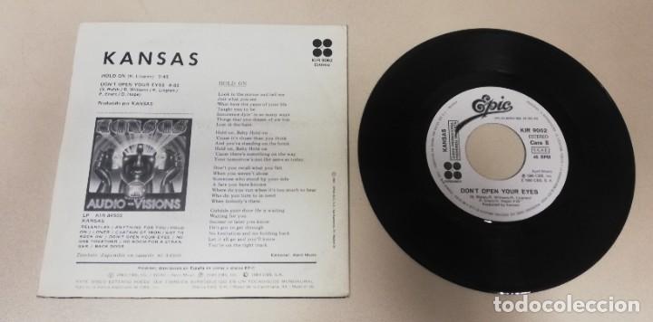 Discos de vinilo: Kansas - Hold On (7&rdquo;, Single) - Foto 2