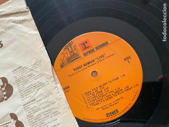 Discos de vinilo: RANDY NEWMAN (LIVE) LP (B-17) - Foto 2