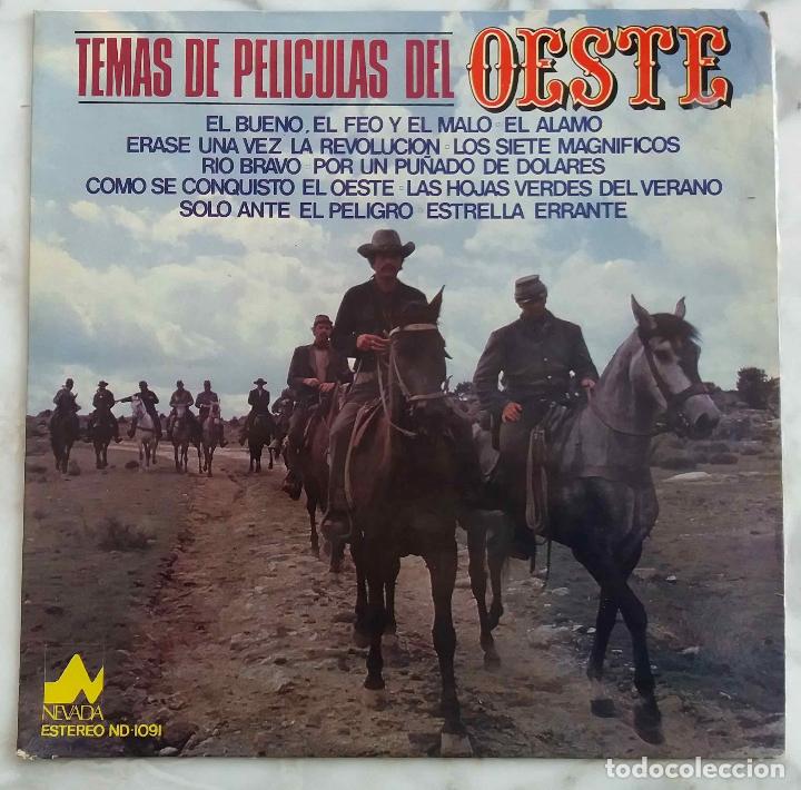 Discos de vinilo: TEMAS DE PEL&Iacute;CULAS DEL OESTE, THE STUDIO GROUP. LP ESPA&Ntilde;A - Foto 1