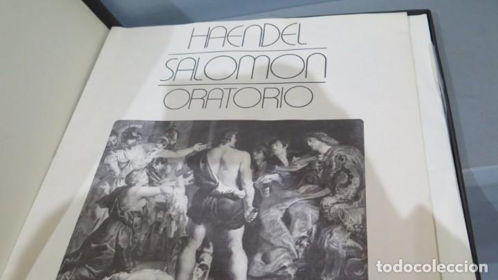 Discos de vinilo: CAJA LP. SALOMON ORATORIO. HAENDEL - Foto 2