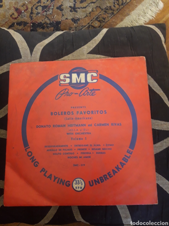 Vinyl records: Antiguo vinilo, Boleros Favoritos, edici&oacute;n de USA