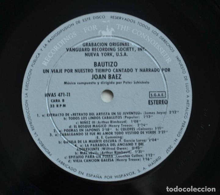 Discos de vinilo: Joan Baez &lrm;&ndash; Bautizo - 1968 - LP - Foto 3