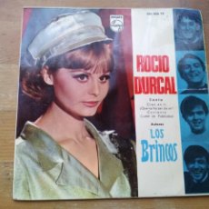 Discos de vinilo: ROCIO DURCAL - CREO EN TI, QUE VA A SER DE MI,CONTENTA,CARTEL DE PUBLICIDAD - SINGLE EP PHILIPS 1966. Lote 234347740