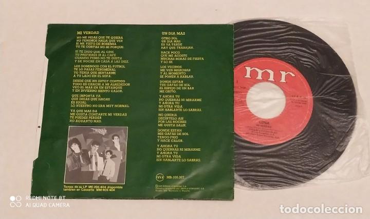 Discos de vinilo: SINGLE VINILO LUNA - MI VERDAD - MR 1983 - Foto 2