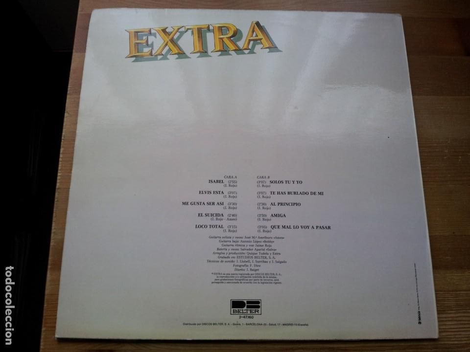 Discos de vinilo: extra - extra - lp original belter espa&ntilde;a a&ntilde;o 1982 - Foto 2