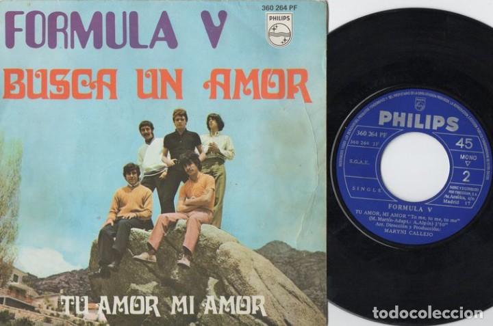 Discos de vinilo: FORMULA V - BUSCA UN AMOR - SINGLE DE VINILO - Foto 1