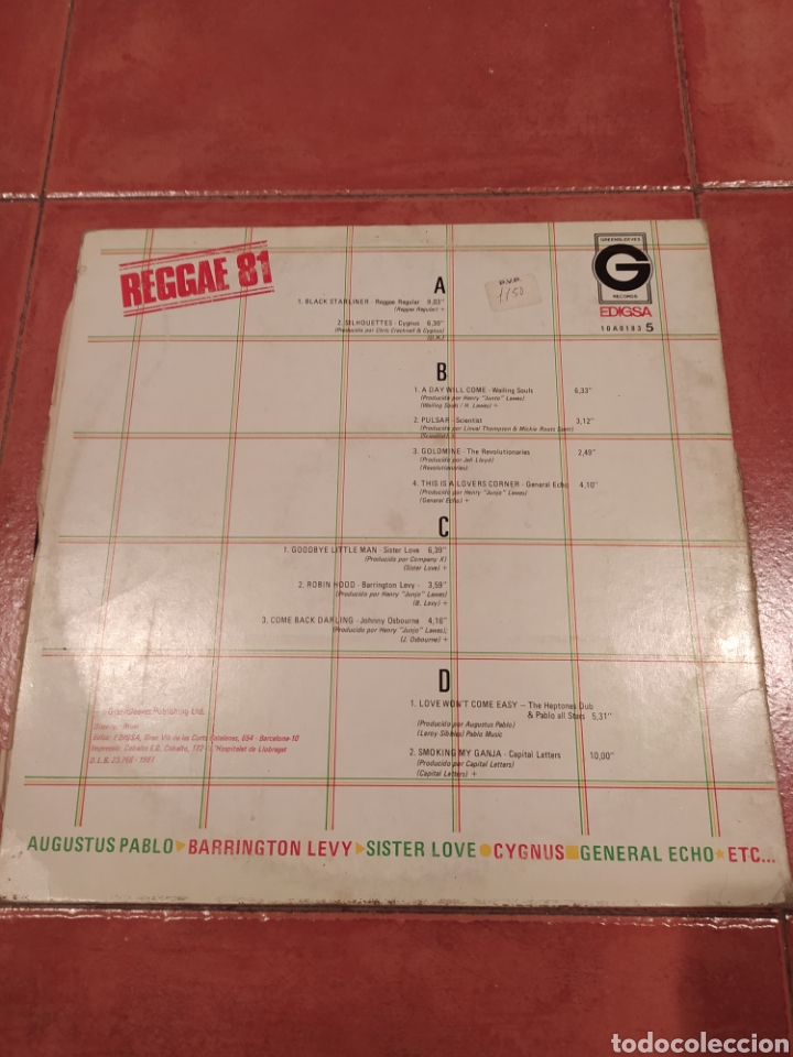 Discos de vinilo: Doble LP Reggae 81 - Foto 3