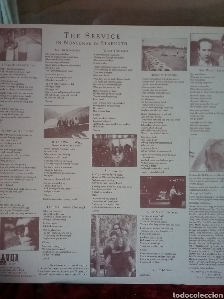 Discos de vinilo: THE SERVICE 1988 PRAVDA RECORDS - Foto 4