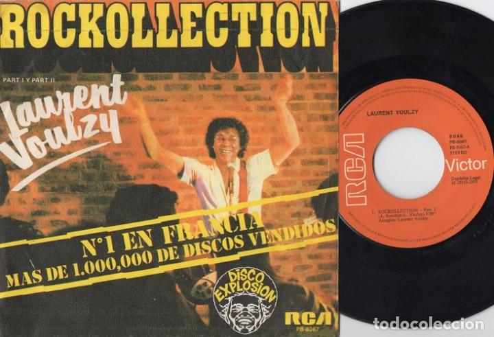 Discos de vinilo: LAURENT VOULZY - ROCKOLLECTION - SINGLE DE VINILO - Foto 1