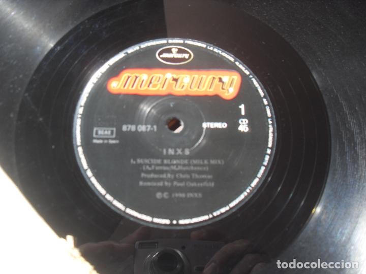 Discos de vinilo: INXS MAXI SINGLE SUICIDE BLONDE MADE IN SPAIN. - Foto 2