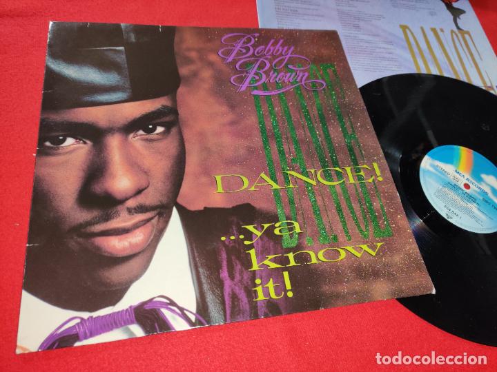 Discos de vinilo: BOBBY BROWN Dance!...Ya know it! LP 1989 MCA GERMANY EU - Foto 1