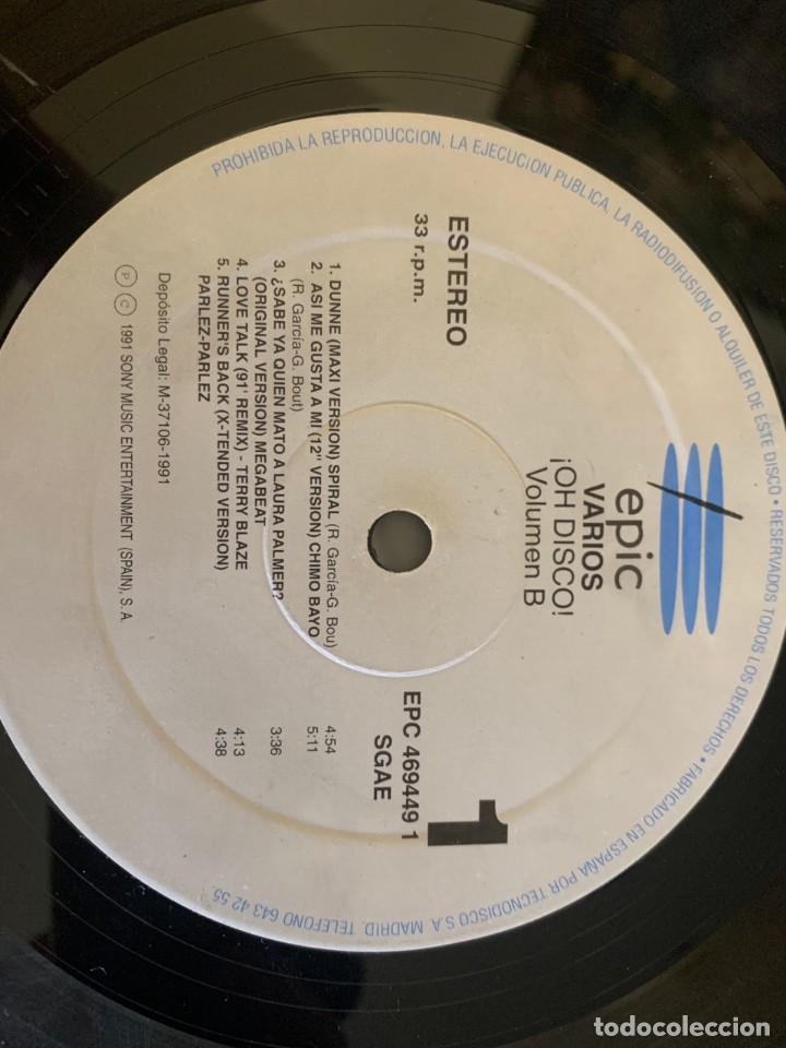 Discos de vinilo: Various &lrm;&ndash; &iexcl;Oh Disco!. DISCO VINILO. ESTADO VG+. 1991 - Foto 1