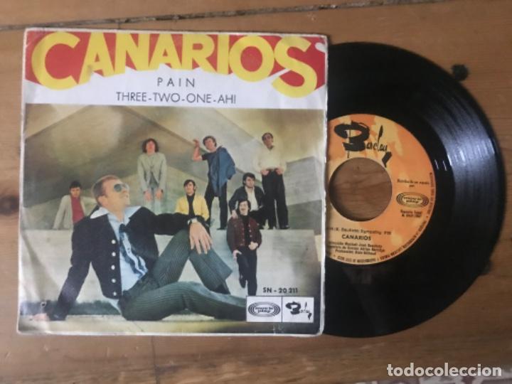 Discos de vinilo: Disco single los Canarios &ldquo;Pa&iacute;s &rdquo; 1969. Sono play - Foto 1