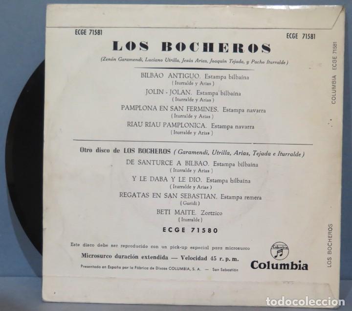Discos de vinilo: EP. LOS BOCHEROS. BILBAO ANTIGUO - Foto 2