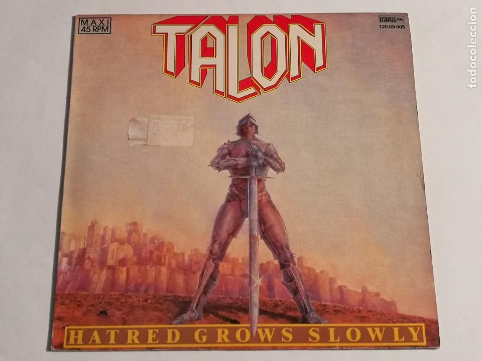 Discos de vinilo: Talon - Hatred Grows Slowly - 1984 - Foto 1