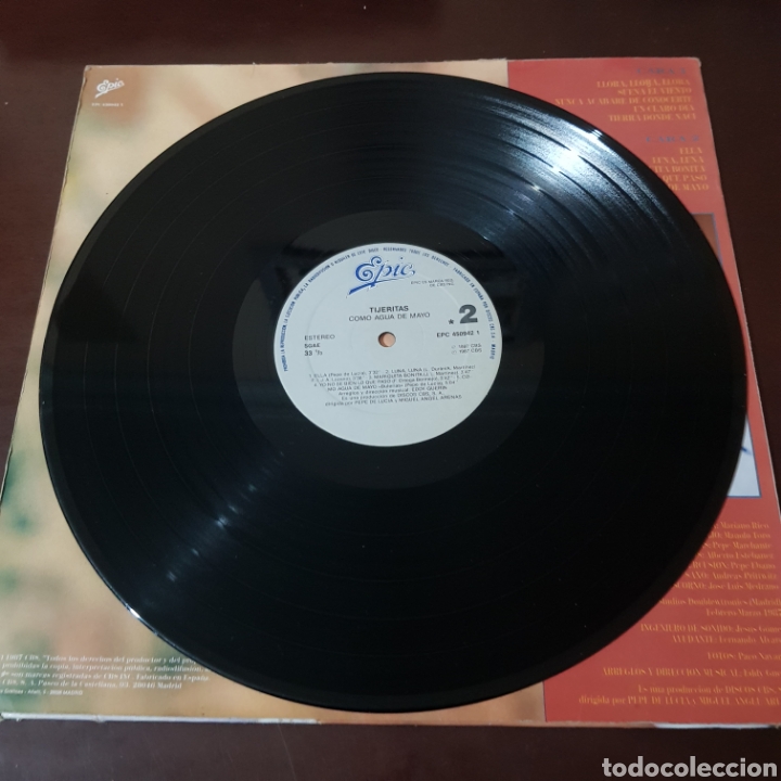 Discos de vinilo: TIJERITAS - COMO AGUA DE MAYO - Foto 5
