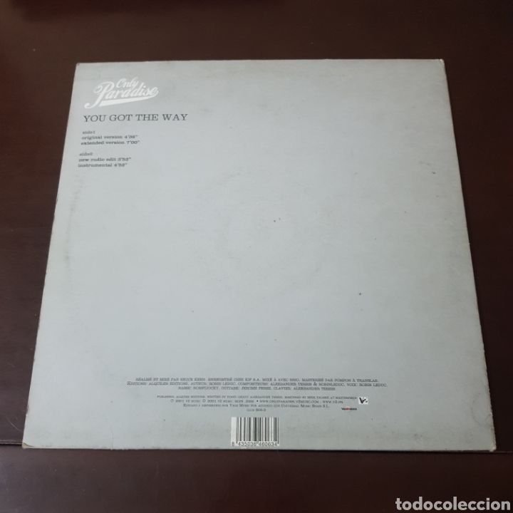 Discos de vinilo: ONLY PARADISE - YOU GOT THE WAY - Foto 2