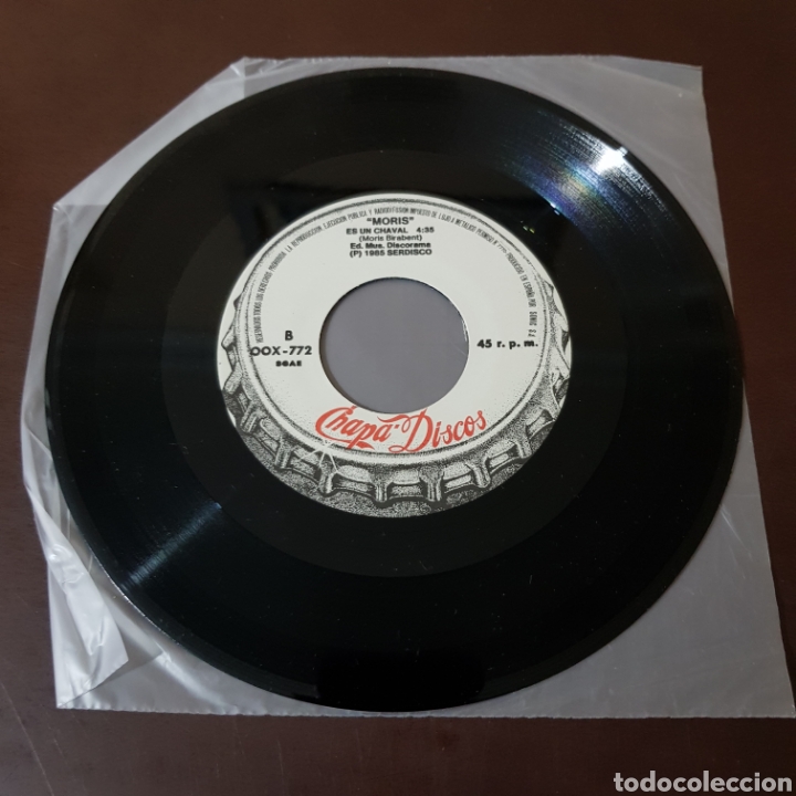 Discos de vinilo: MORIS ( ES UN CHAVAL ) 1985 SERDISCO - CHAPA DISCOS - Foto 4