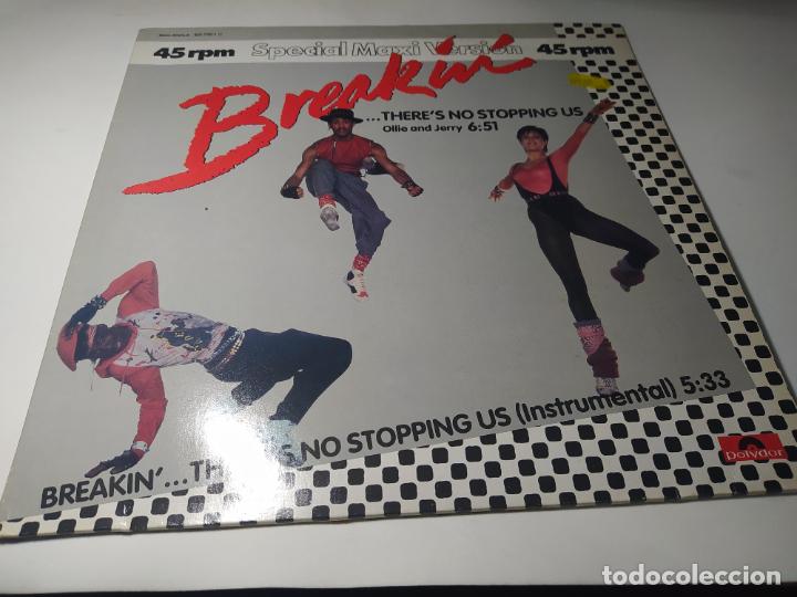 Discos de vinilo: Maxi - Ollie And Jerry ‎– Breakin... Theres No Stopping Us - 821 708-1 (VG+ / VG+) GER 1984 - Foto 1 - 234722505