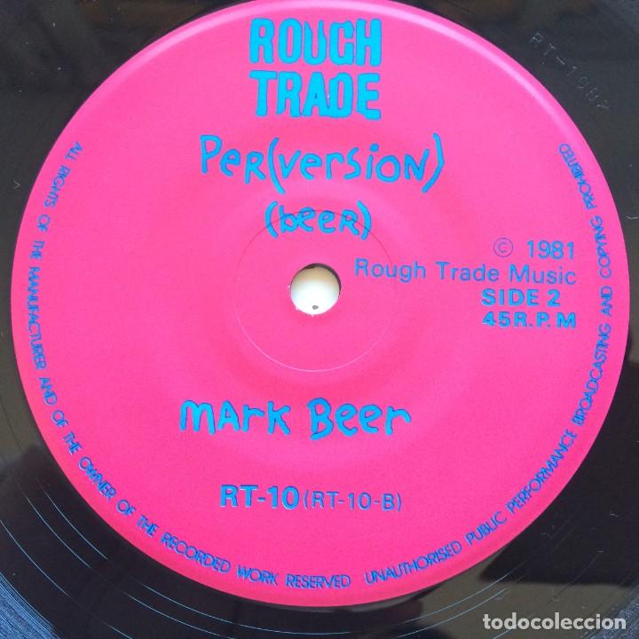Discos de vinilo: Mark Beer &lrm;&ndash; Pretty / Per(version) Japan,1981 Rough Trade* - Foto 6