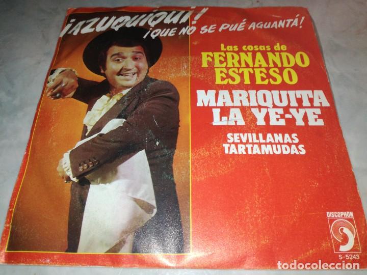Disques de vinyle: LAS COSAS DE FERNANDO ESTESO-MARIQUITA LA YE YE