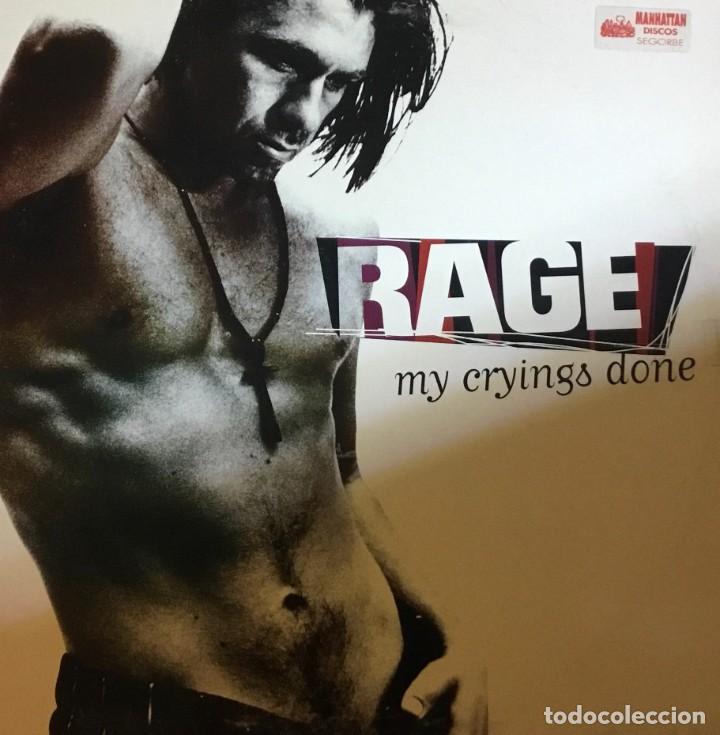 Discos de vinilo: RAGE - MY CRYINGS DONE - Foto 1