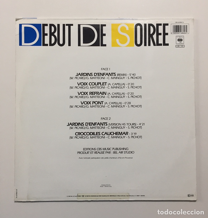Discos de vinilo: MAXI DEBUT DE SOIREE - JARDIN D&rsquo;ENFANTS - Foto 2