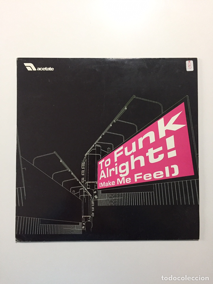 Discos de vinilo: MAXI TOFUNK ALRIGHT - MAKE ME FEEL - Muy raro!!! - Foto 1