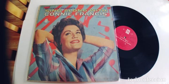 Discos de vinilo: CONNIE FRANCIS-LP ALONG WITH - Foto 1