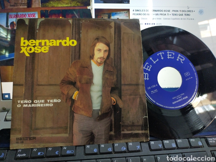 Discos de vinilo: Bernardo xose single te&ntilde;o que te&ntilde;o 1972 - Foto 1