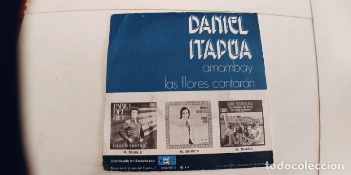 Discos de vinilo: DANIEL ITAPUA-SINGLE AMAMBAY - Foto 2