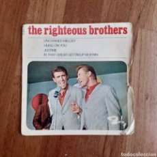Discos de vinilo: THE RIGHTEOUS BROTHERS UNCHAINED MELODY + 3 TEMAS MÁS ED. FRANCESA EP 70860-2. Lote 234853650