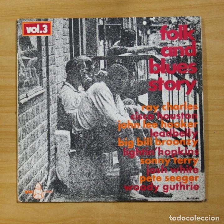 Discos de vinilo: FOLK AND BLUES STORY vol.3 (LP, byg records, 1970, spain)