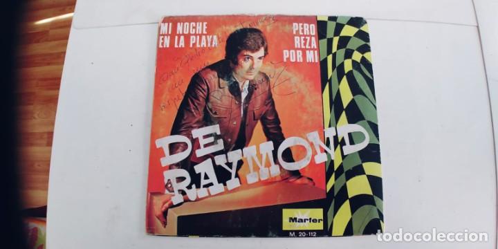 Discos de vinilo: DE RAYMOND-SINGLE MI NOCHE EN LA PLAYA - Foto 1