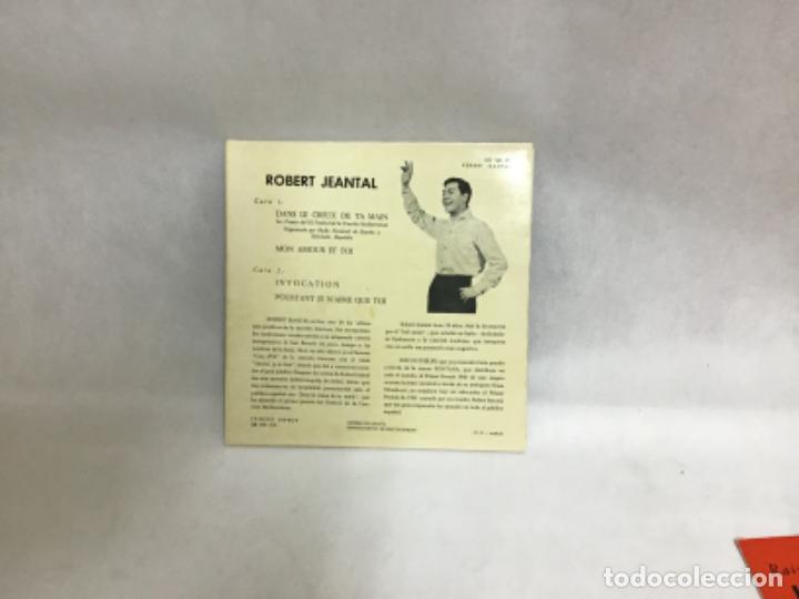 Discos de vinilo: ROBERT JEANTAL, DANS LE CREUX DE TA MAIN, DISCO - Foto 3