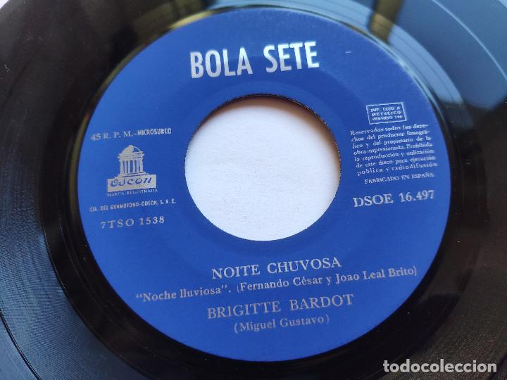 Discos de vinilo: BOLA SETE - EP Spain PS - MINT * BRIGITTE BARDOT / UN RECUERDO / PIEL CANELA / NOITE CHUVOSA - Foto 4 - 234939440