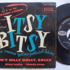 Discos de vinilo: BRANDY RAYLAND - EP SPAIN PS - EX * ITSY BITSY / HOOS MON / BLUE TRAIN + 1. Lote 234940860