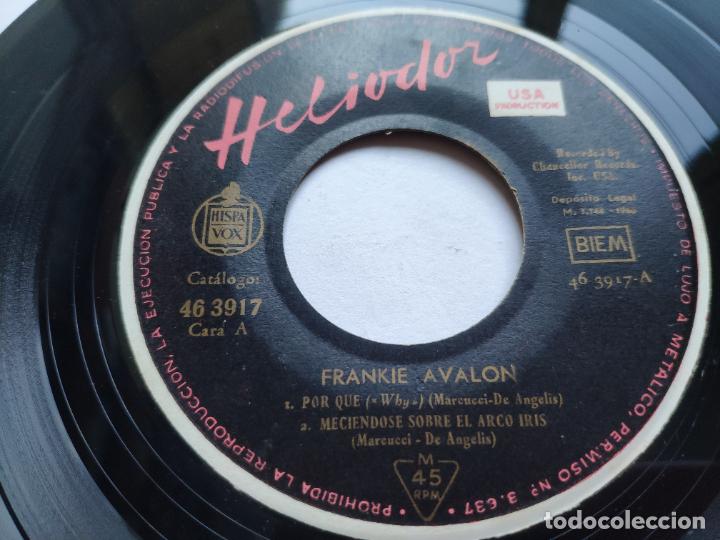 Discos de vinilo: FRANKIE AVALON - EP Spain PS - EX * WHY + 3 - Foto 3