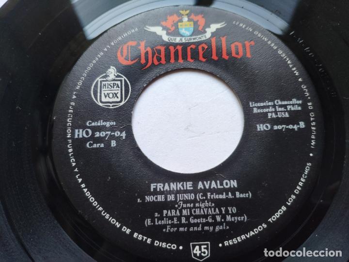 Discos de vinilo: FRANKIE AVALON - EP Spain PS - MINT * EN LA ACERA DEL SOL + 3 - Foto 4