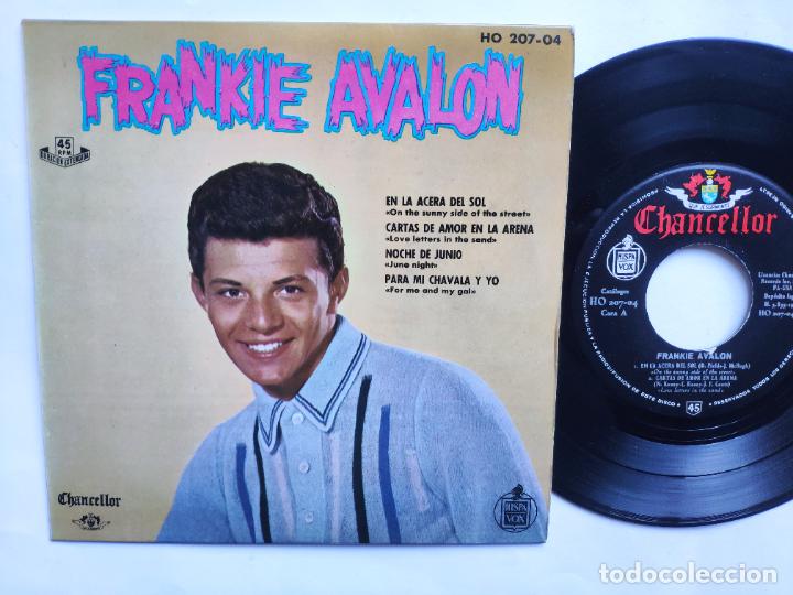 Discos de vinilo: FRANKIE AVALON - EP Spain PS - MINT * EN LA ACERA DEL SOL + 3 - Foto 1