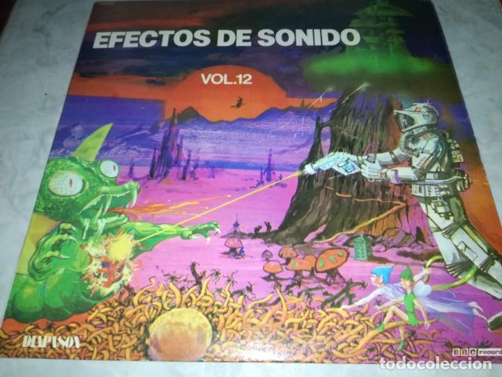 Discos de vinilo: EFECTOS DE SONIDO DE PELICULAS DEL ESPACIO-VOL 12-ORIGINAL ESPA&Ntilde;OL - Foto 1