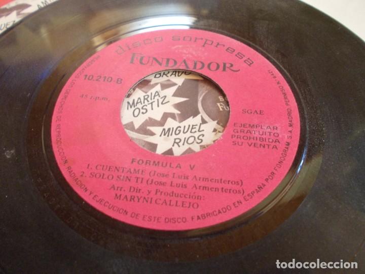 Discos de vinilo: Vinilo disco Sorpresa Fundador Formula V - Foto 5
