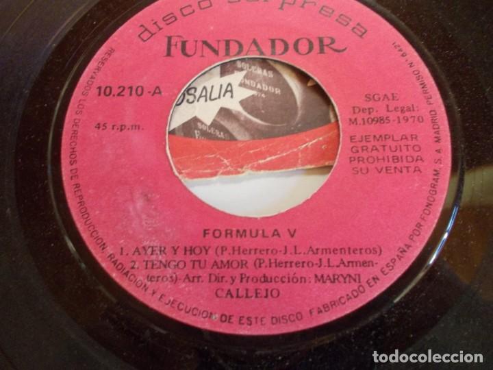 Discos de vinilo: Vinilo disco Sorpresa Fundador Formula V - Foto 7