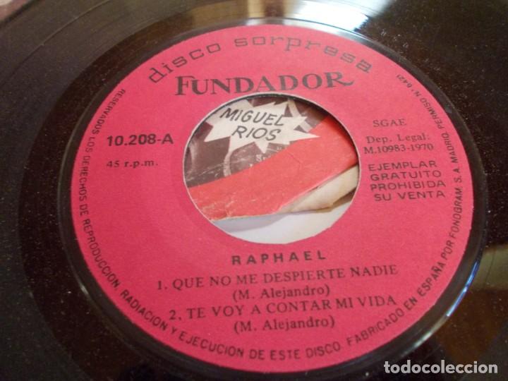 Discos de vinilo: Vinilo disco Sorpresa Fundador Raphael - Foto 5