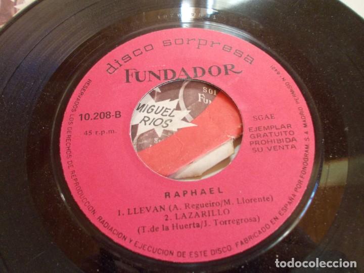 Discos de vinilo: Vinilo disco Sorpresa Fundador Raphael - Foto 6