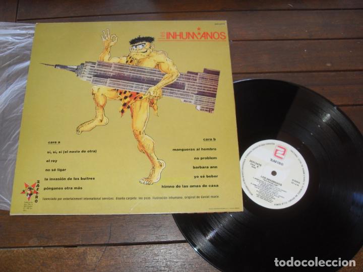 Discos de vinilo: LOS INHUMANOS LP. NO PROBLEM. MADE IN SPAIN. 1990 - Foto 3