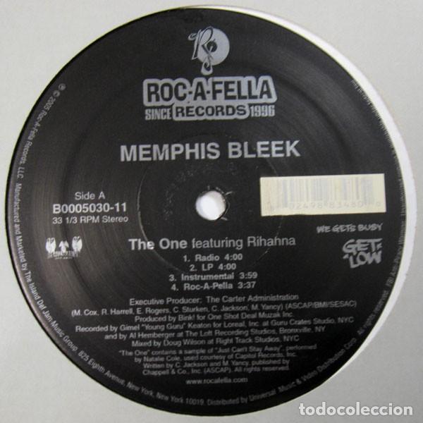 Discos de vinilo: Memphis Bleek Featuring Rihanna &lrm;&ndash; The One - Foto 1