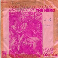 Discos de vinilo: THE HERD - FROM THE UNDERWORLD + PARADISE LOST - SINGLE. Lote 235117200