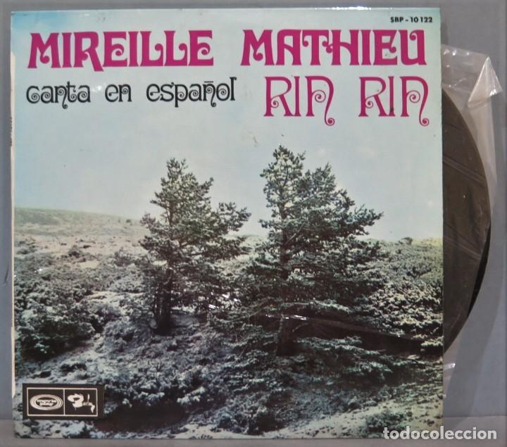 Discos de vinilo: SINGLE. MIREILLE MATHIEU. RIN RIN - Foto 1