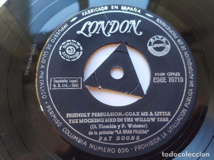 Discos de vinilo: PAT BOONE - EP Spain PS - LA GRAN PRUEBA + 3 - Foto 3